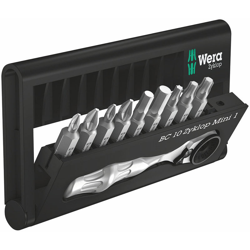 Wera Bit-Sortiment Bit-Check 10 Zyklop Mini 1, 10-teilig, 05073645001