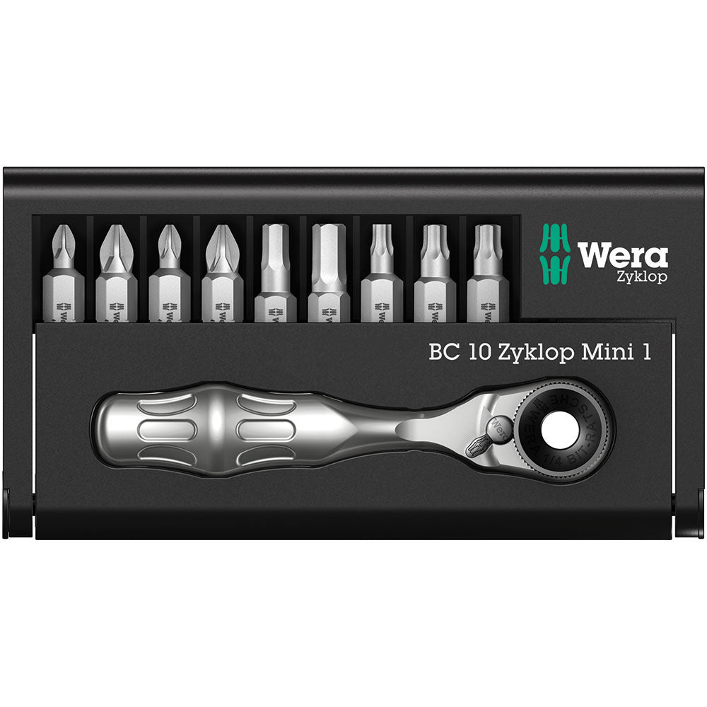 Wera Bit-Sortiment Bit-Check 10 Zyklop Mini 1, 10-teilig, 05073645001