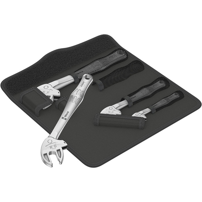 Wera '05020110001 6004 Joker 4 Set 1, self-Setting Spanner Set, 4 Pieces & 05020104001 6004 Joker XL Self-Setting Spanner, 19-24 mm (3/4 Inch-15/16 Inch
