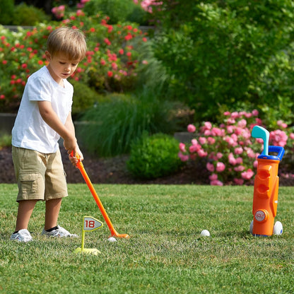 Ecoiffier 779 – Golf Bag – 2 Clubs + 2 Balls – Outdoor Game for Children – from 3 Years – Made in France, Other, Standard