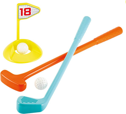 Ecoiffier 779 – Golf Bag – 2 Clubs + 2 Balls – Outdoor Game for Children – from 3 Years – Made in France, Other, Standard