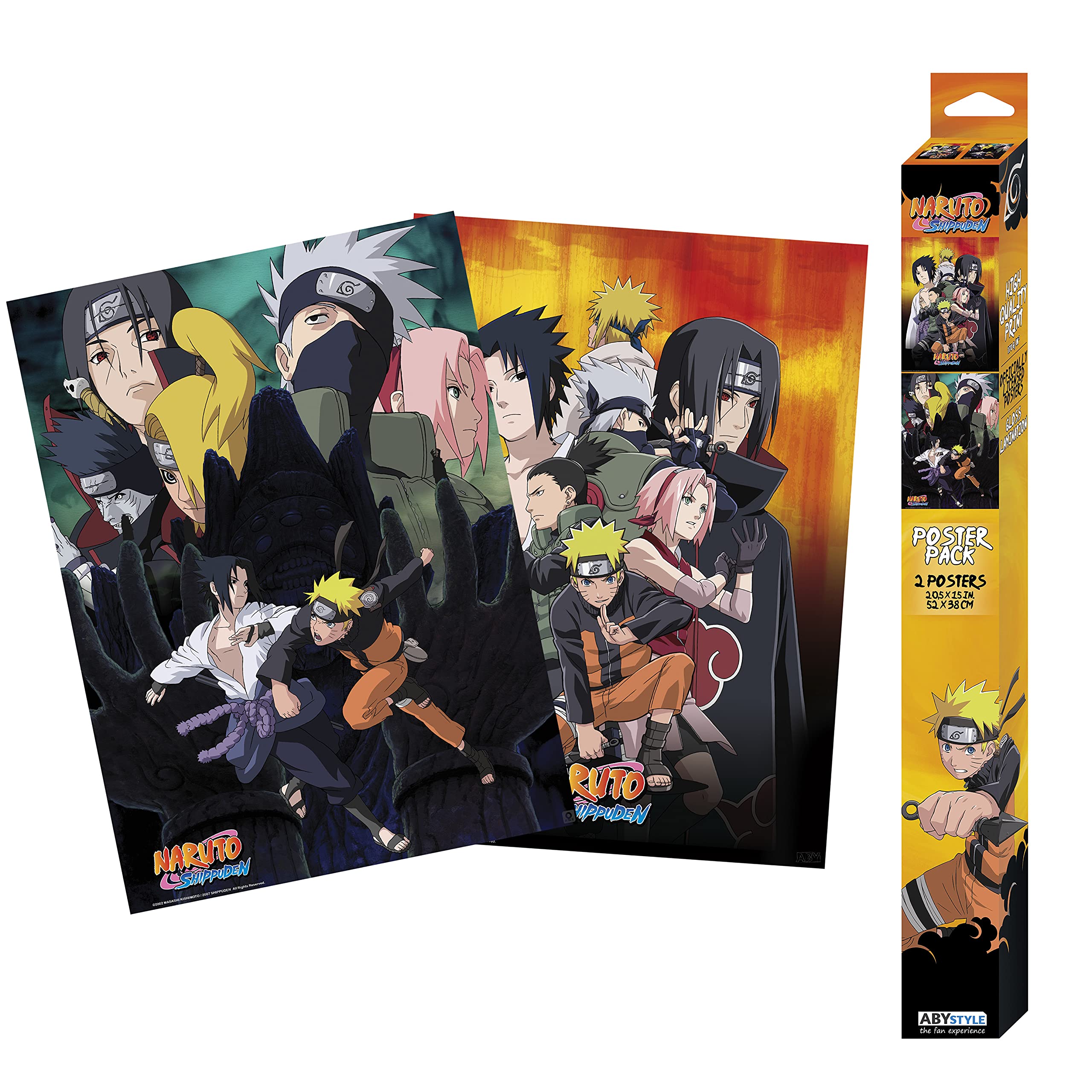 ABYstyle Naruto Ninjas 52 x 38" Chibi Poster