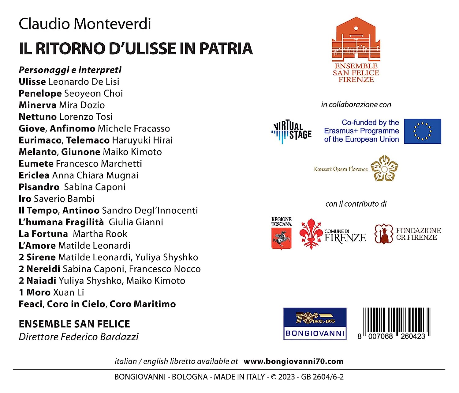 Il Ritorno Di Ulisse in Patria