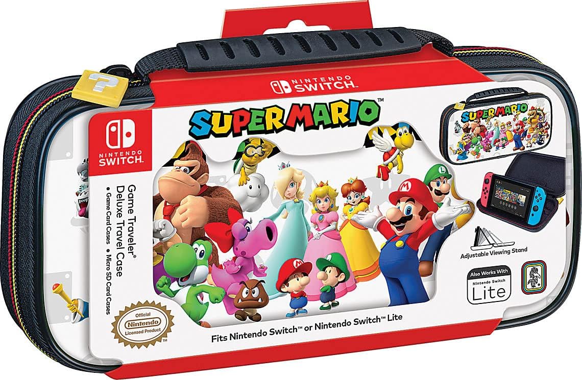 Nintendo Switch Game Traveler Deluxe Travel Case - Super Mario