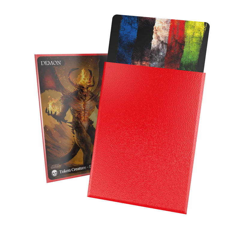 Ultimate Guard Cortex Sleeves Standard Size Matte Red (100