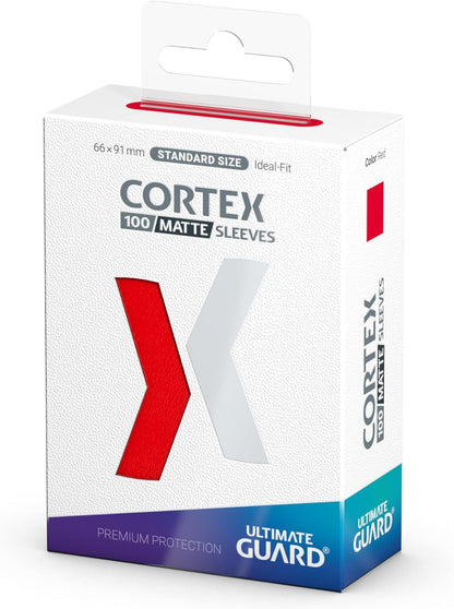 Ultimate Guard Cortex Sleeves Standard Size Matte Red (100