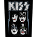 KISS Toppa da cucire sul retro # 7 DYNASTY FOUR FACES 36 x 29 cm