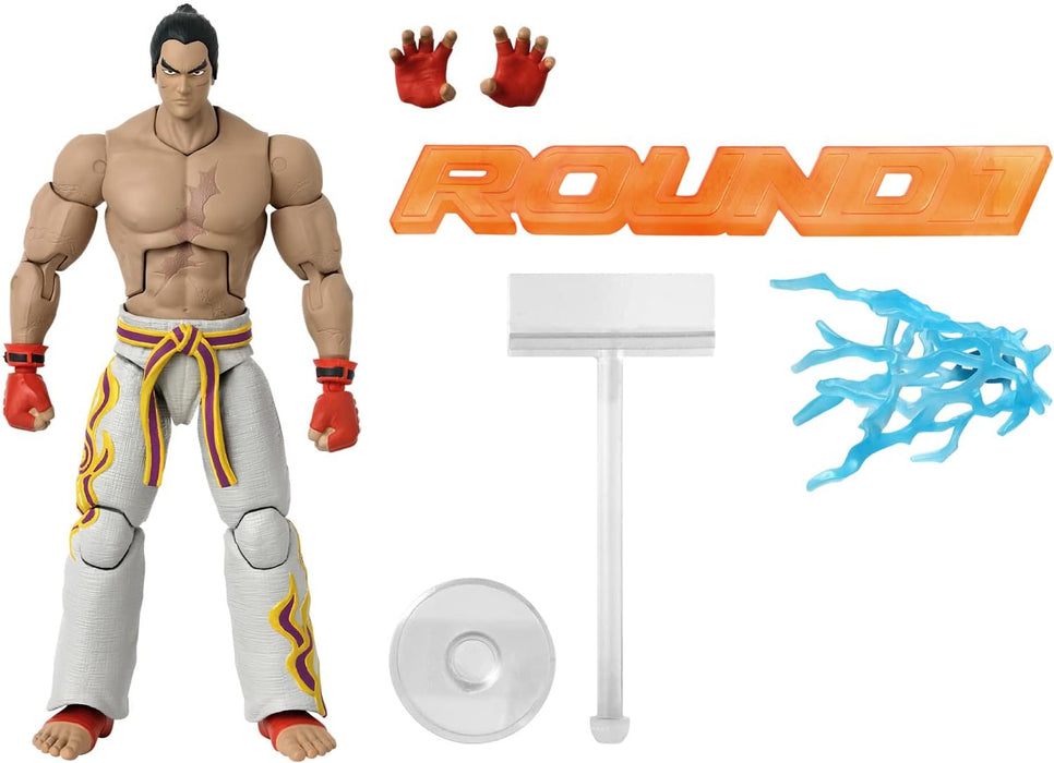 BANDAI Game Dimensions Tekken Kazuya Mishima Action Figure | 17cm Kazuya Figure With 17 Points Of Articulation And Accessories Based On Tekken Video Games | Tekken Action Figures Girls And Boys Toys
