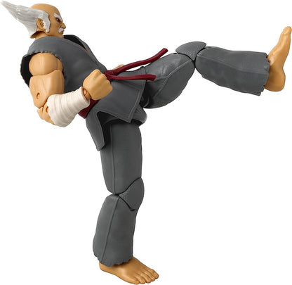 BANDAI Game Dimensions Tekken Heihachi Mishima Action Figure | 17cm Heihachi Figure With 17 Points Of Articulation And Accessories Based On Tekken Video Games | Action Figures Girls And Boys Toys
