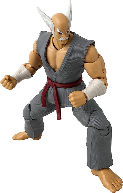 BANDAI Game Dimensions Tekken Heihachi Mishima Action Figure | 17cm Heihachi Figure With 17 Points Of Articulation And Accessories Based On Tekken Video Games | Action Figures Girls And Boys Toys