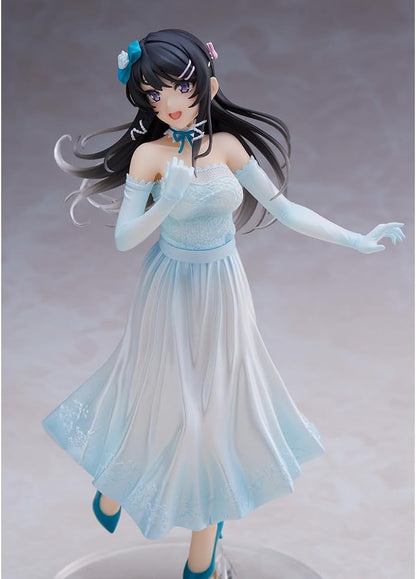 Rascal Does Not Dream of Bunny Girl Senpai Figur PVC Coreful Mai Sakurajima Party Dress Ver. 20 cm