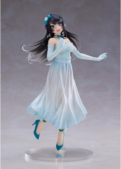 Rascal Does Not Dream of Bunny Girl Senpai Figur PVC Coreful Mai Sakurajima Party Dress Ver. 20 cm