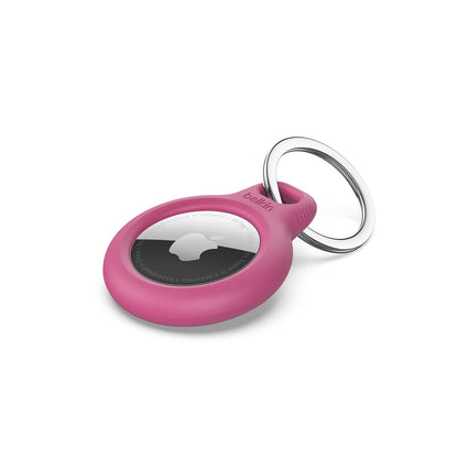 Belkin F8W973 AirTag Case with Key Ring (Secure Holder Protective Cover for Air Tag with Scratch Resistance Accessory
