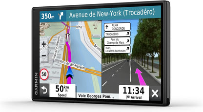 Garmin DriveSmart 55 - Navigationsgerät mit hellenm 5,5 Zoll (13,97cm) Touchdisplay, Europakarten, Verkehrsinfos in Echtzeit und Fahrerassistenz