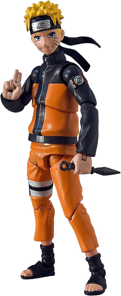 Toynami Naruto Shippuden 4 inch Poseable Figure Series 1 - Naruto Action Figure -10cm