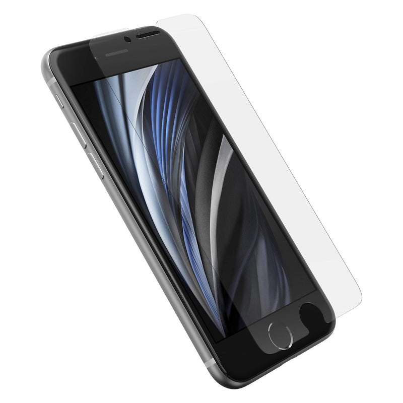 OtterBox Alpha Glass Screen Protector for iPhone 6s/7/8/SE 2nd Gen 2020/3rd Gen 2022, Tempered Glass, x2 Scratch Protection, Antimicrobial Protection