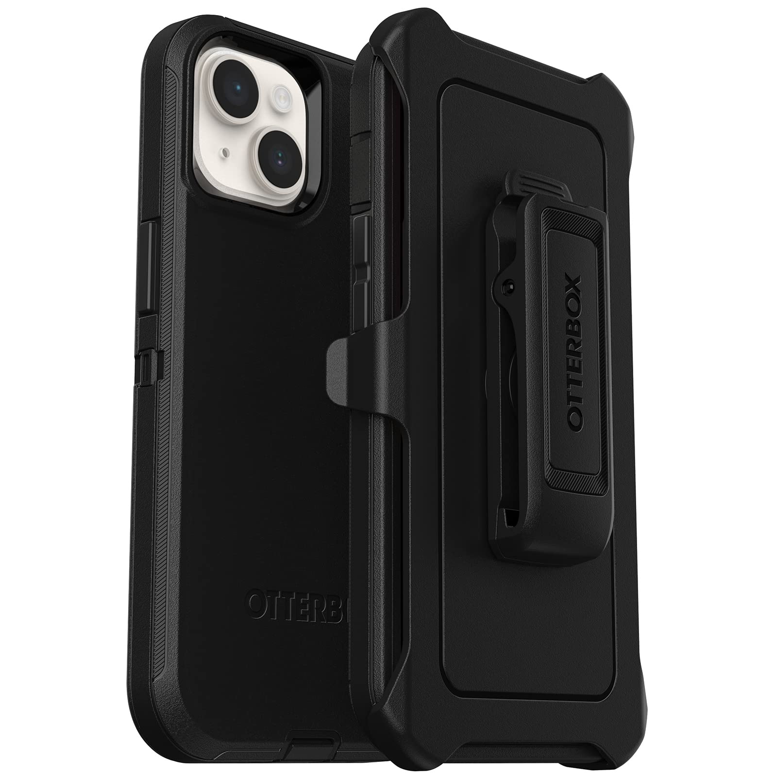 OtterBox Defender Case for iPhone 14/iPhone 13, Shockproof, Drop Proof, Ultra-Rugged, Protective Case, 4x Tested to Military Standard, Black - Non-Retail Packaging iPhone 14 / iPhone 13