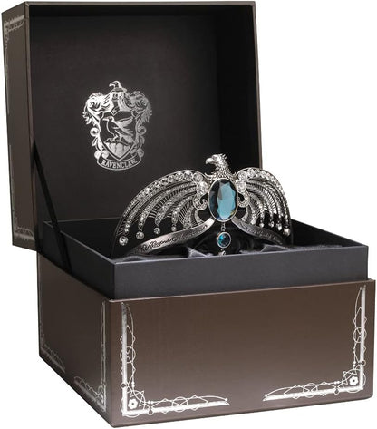 The Noble Collection Harry Potter Ravenclaw Diadem - 5.5in (14cm) Silver Plated Diadem Prop Replica - Officially Licensed Film Set Movie Props Gifts Jewellery