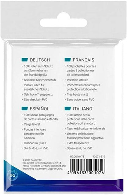 Ultimate Guard "Side-Loading Precise-Fit Sleeves (Standard, Transparent