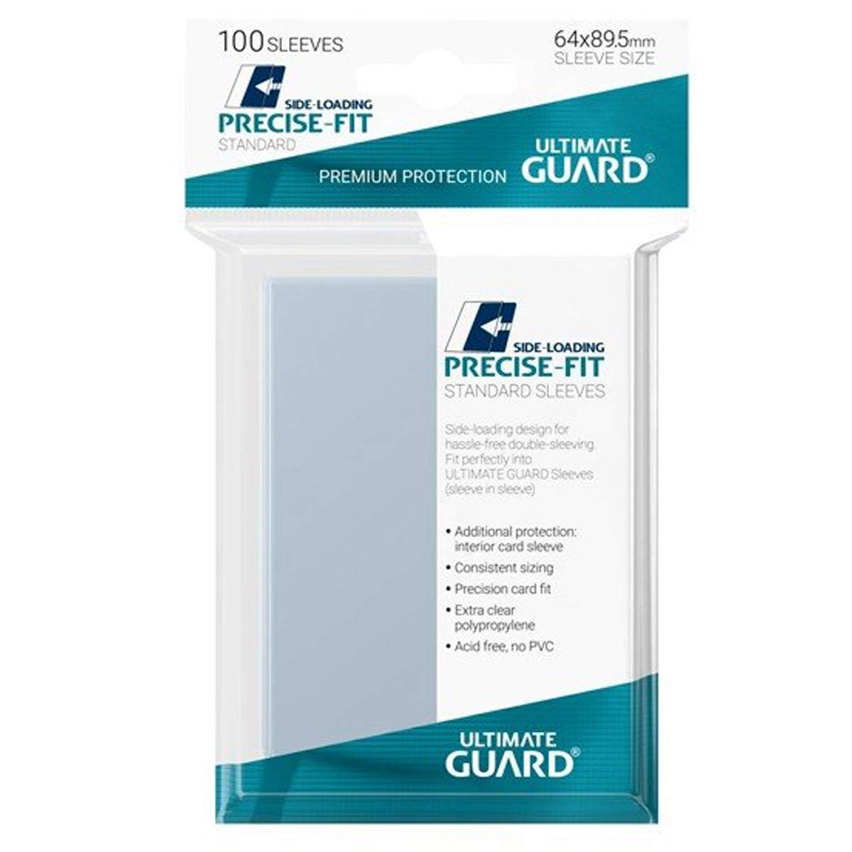 Ultimate Guard "Side-Loading Precise-Fit Sleeves (Standard, Transparent