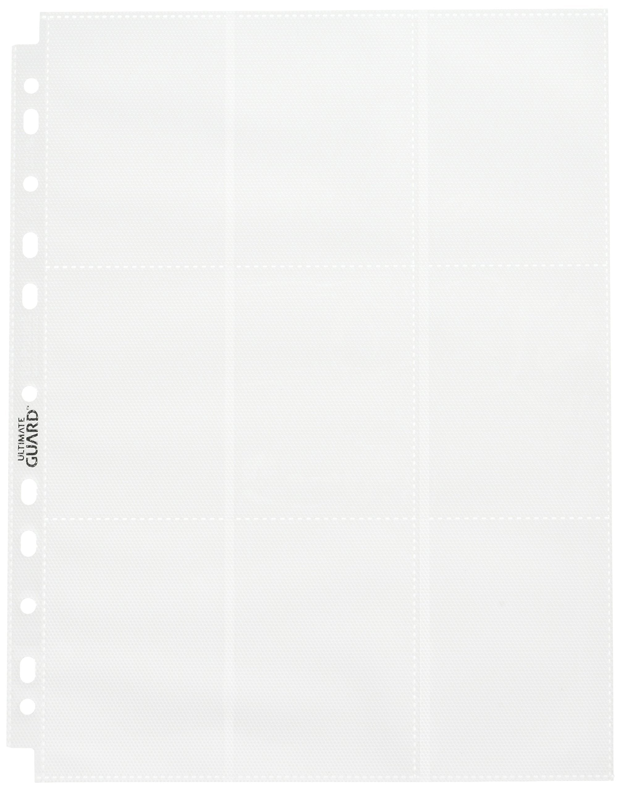 Ultimate Guard 18-Pocket Side Loading Pages (50-Pages, White
