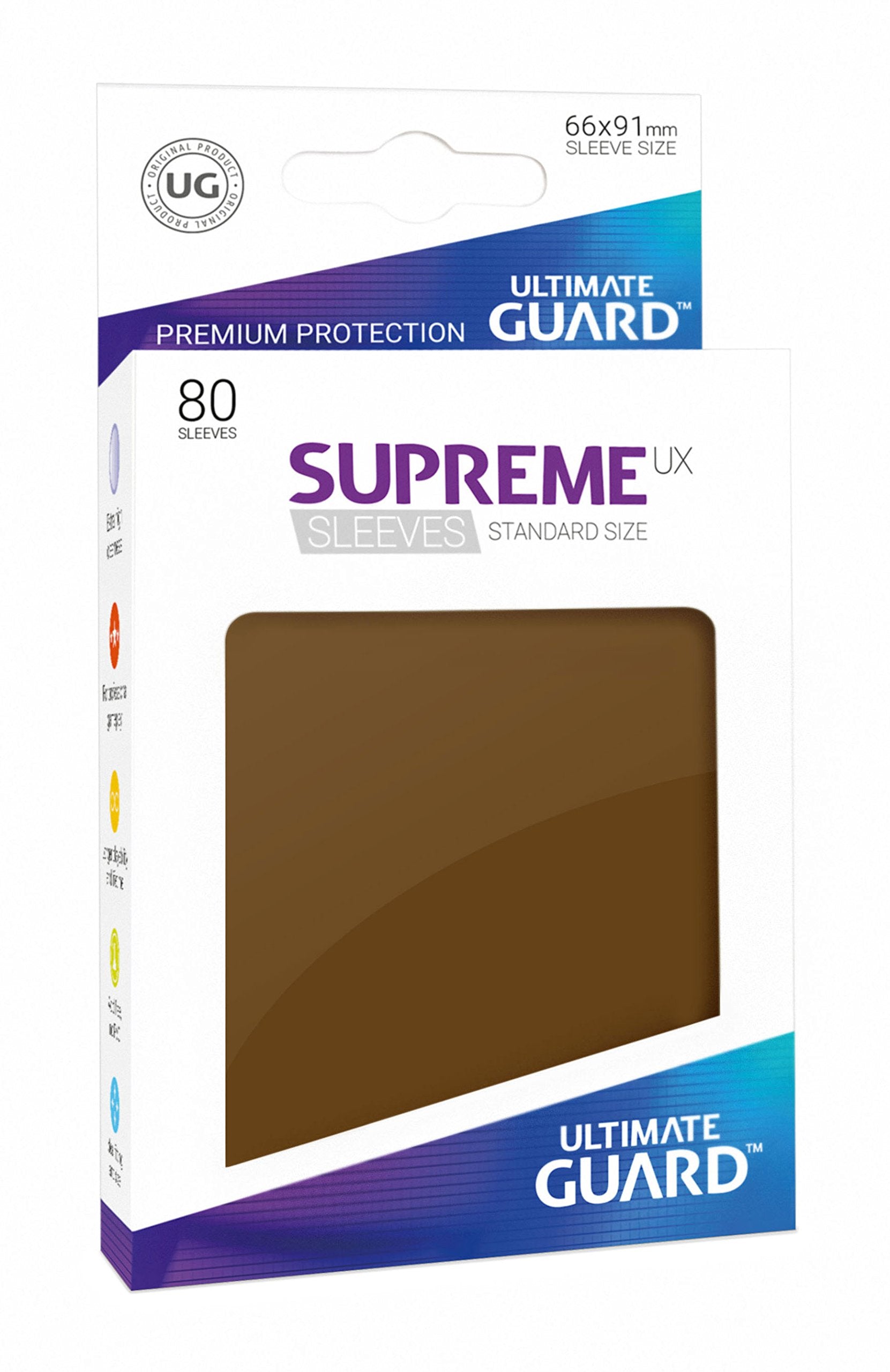 Ultimate Guard UGD010547 Ux Supreme Japanese Size Sleeve Card Case Brown