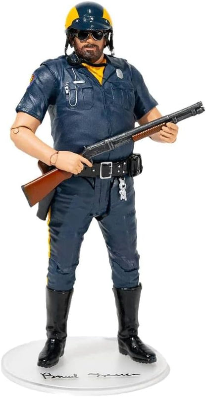 WILBUR WALSH Figure Action collectible actor BUD SPENCER - Movie "Crime Busters" - Height 18 cm