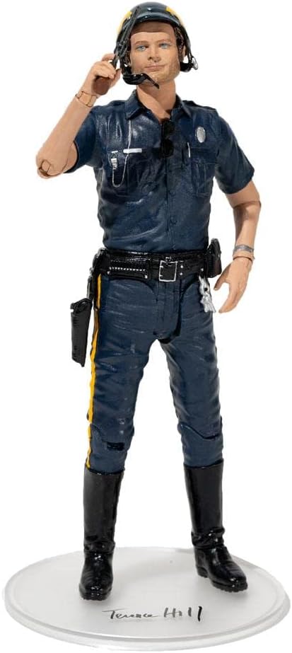 Oakie Doakie Matt Kirby - Figura de acción Coleccionable del Actor Terence Hill - película Los Dos superpies Casi Planos - Altura 18 cm, Transparente (ODT100004