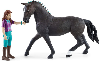 SCHLEICH 42541n Horse Club Lisa & Storm Horse Club Toy Playset for children aged 5-12 Years & 42542n Horse Club Sarah & Mystery Horse Club Toy Playset for children aged 5-12 Years