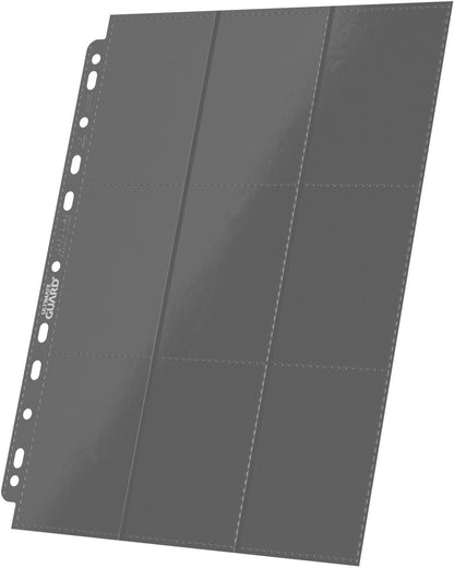 Ultimate Guard 18 Pocket Side-Loading Pages - Grey (10)