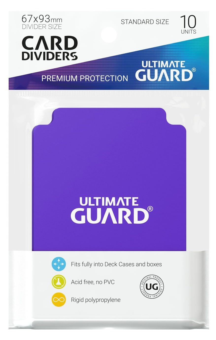Ultimate Guard UGD010454 Card Dividers Purple 10 Pack