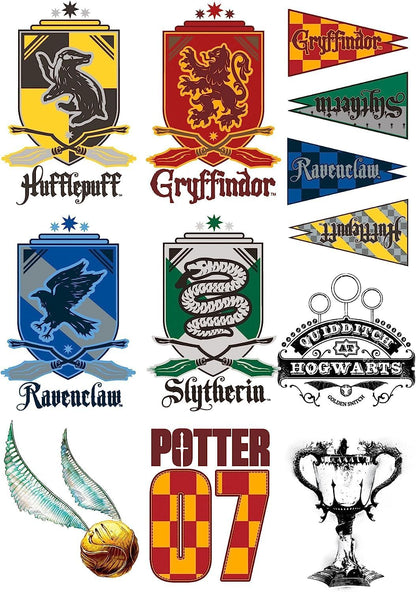 Harry Potter - Tattoos (Temporary) - Set of 35 Styles - Official - Cinereplicas