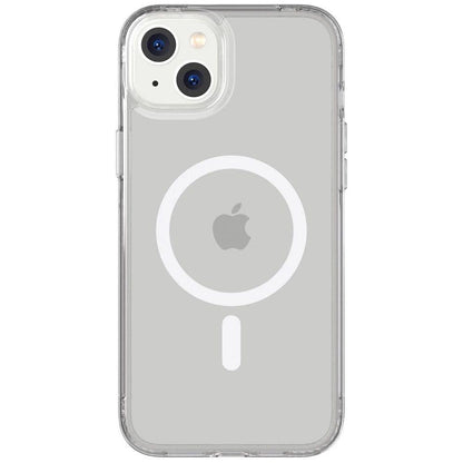 Tech21 Evo Clear hoesje voor iPhone 14 Plus, Geschikt voor MagSafe, Standaard telefoonhoesje, TPU en Antimicrobieel materiaal, Transparant, Valbescherming: 3.6m