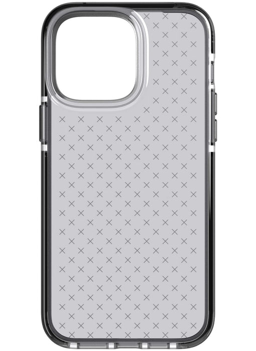 tech21 Evo Check mobile phone case 15.5 cm (6.1") Cover Black, Grey Smokey Black
