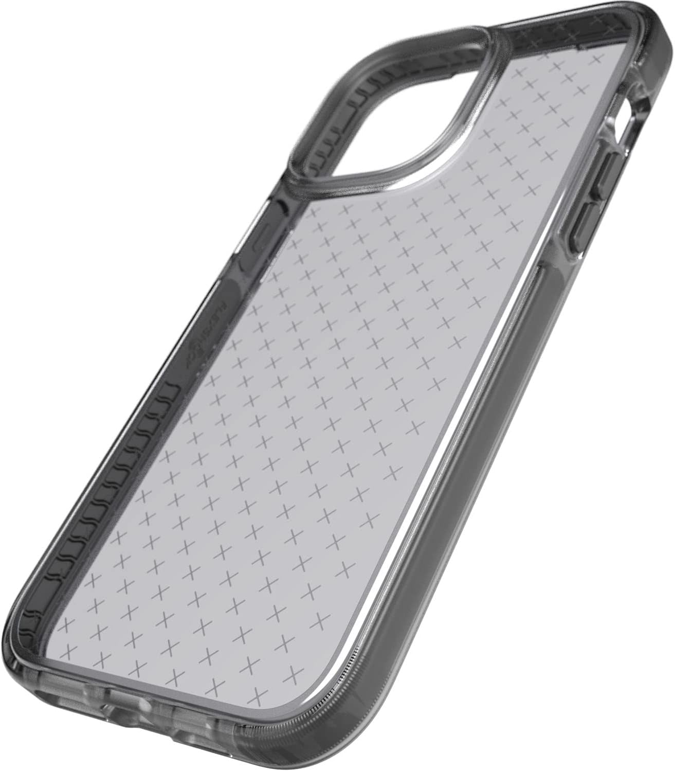 tech21 Evo Check mobile phone case 15.5 cm (6.1") Cover Black, Grey Smokey Black