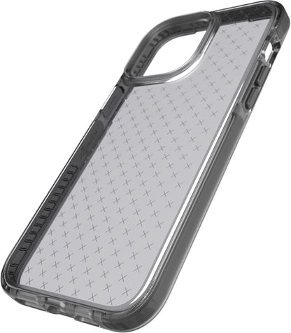 tech21 Evo Check mobile phone case 15.5 cm (6.1") Cover Black, Grey Smokey Black