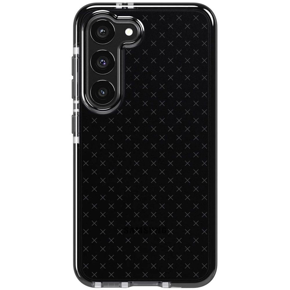 Tech21 Evo Check Case (Suits Galaxy S23) - Black