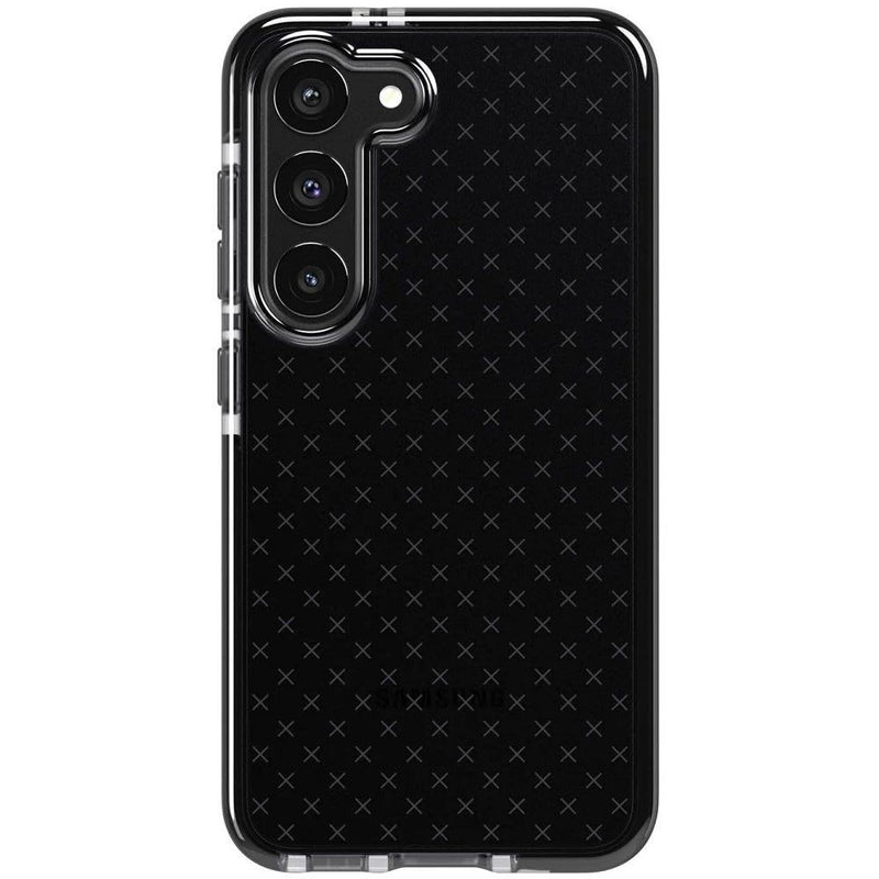 Tech21 Evo Check Case (Suits Galaxy S23) - Black
