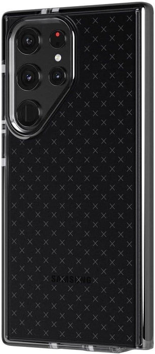 Tech21 Evo Check Case for Samsung Galaxy S23 Ultra, Smokey/Black