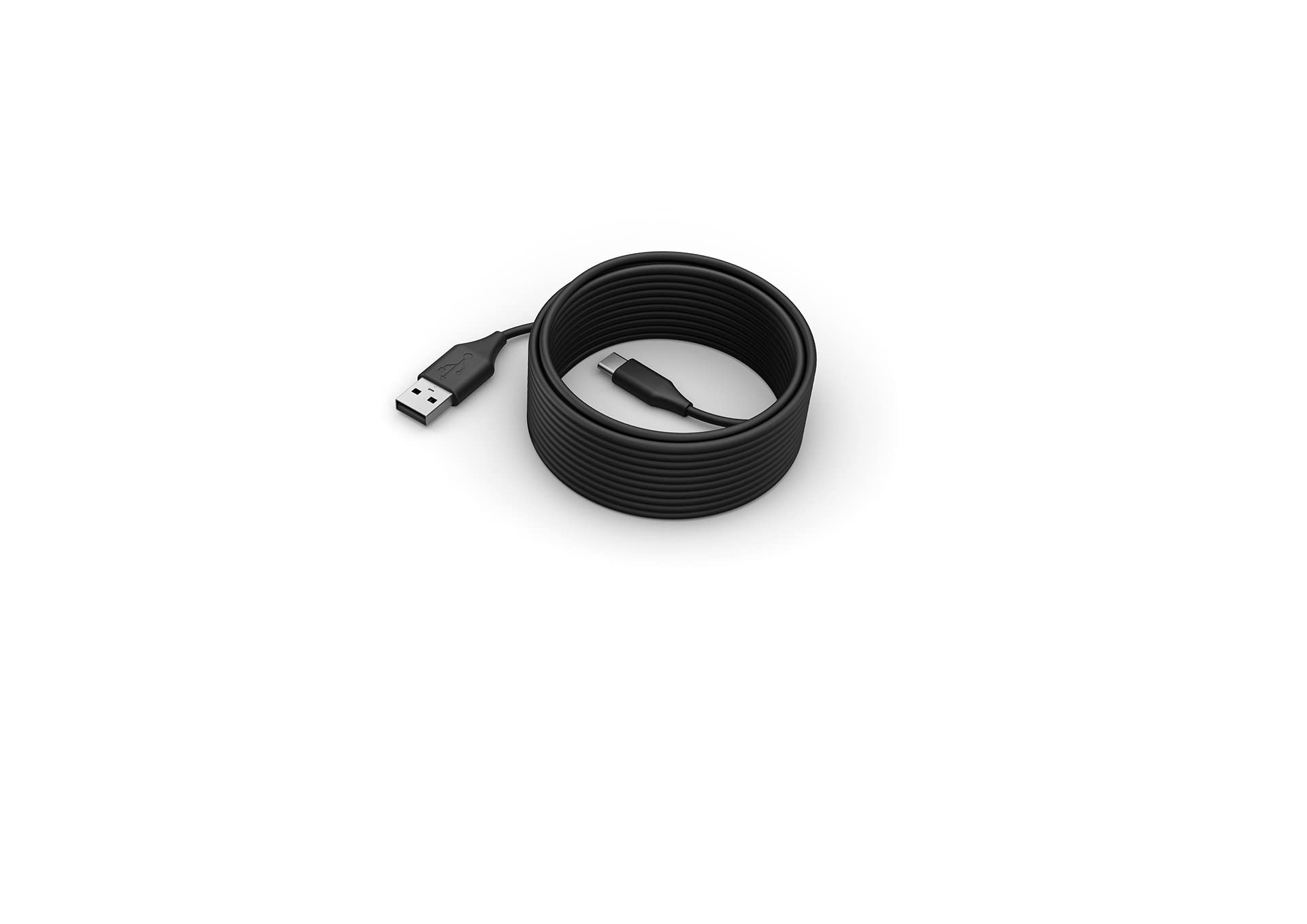 Jabra PanaCast 50 Cable USB-C a USB-A de 5 m, Cable USB 2.0 para la conexión de la Barra de vídeo PanaCast 50 al ordenador, Cable USB tipo A con Plug & Play sencillo