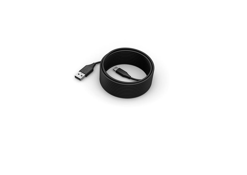 Jabra PanaCast 50 Cable USB-C a USB-A de 5 m, Cable USB 2.0 para la conexión de la Barra de vídeo PanaCast 50 al ordenador, Cable USB tipo A con Plug & Play sencillo