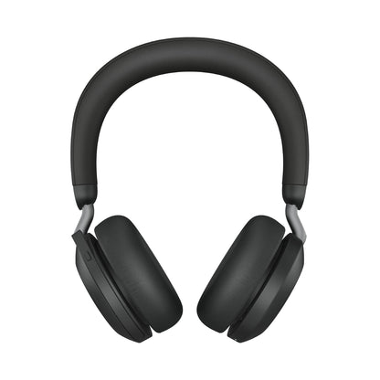 Jabra Evolve2 75 - Headset - On-Ear - Bluetooth - Wireless - Active Noise Cancelling - Usb-C - Noise Isolating - Black -