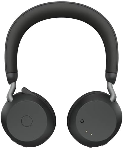 Jabra Evolve2 75 - Headset - On-Ear - Bluetooth - Wireless - Active Noise Cancelling - Usb-C - Noise Isolating - Black -