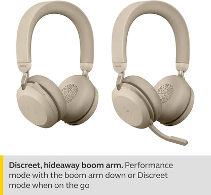 Jabra Evolve2 75 Link380C Uc Stereo Beige