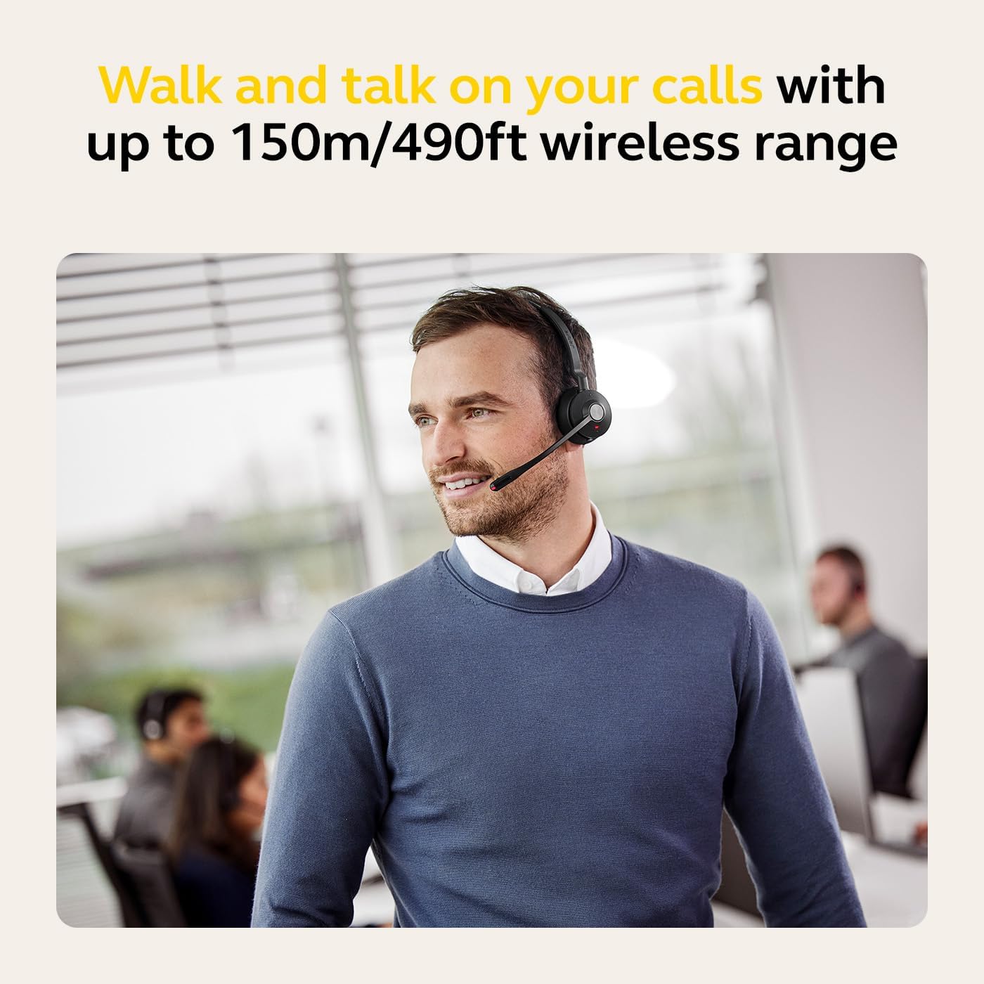Jabra Engage 55 Headset Wireless Head-band Office/Call center Black, Titanium