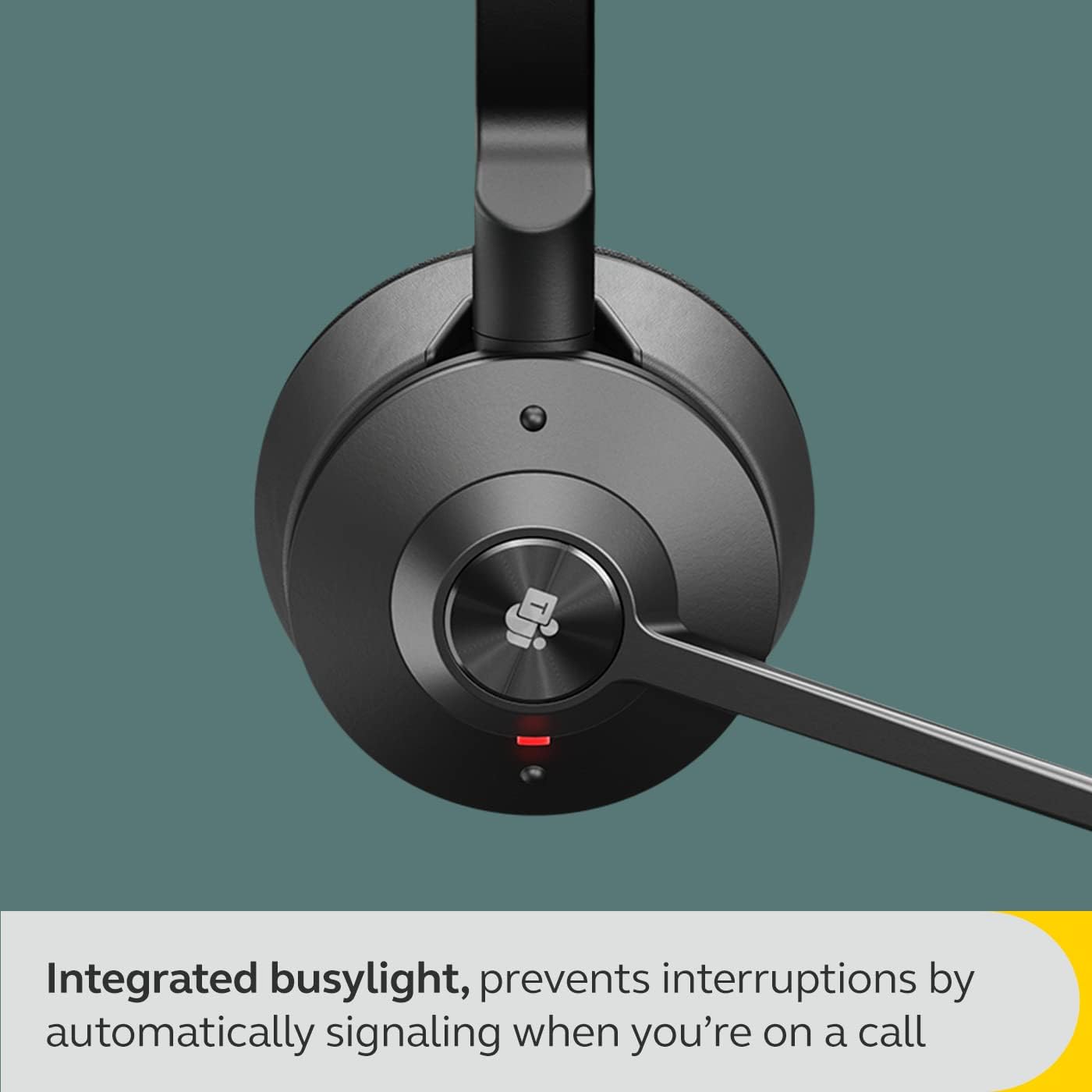 Jabra Engage 55 Stereo Wireless Headset - Certified for Google Meet and Zoom PanaCast 20 4K AI-powered Video Conferencing Camera (bundle