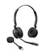 Jabra Engage 55 Stereo Wireless Headset with Link 400 USB-C DECT Adapter - Noise-Cancelling Microphone, Extensive Range, Hearing Protection - MS Teams certified, works with all other platforms - Black