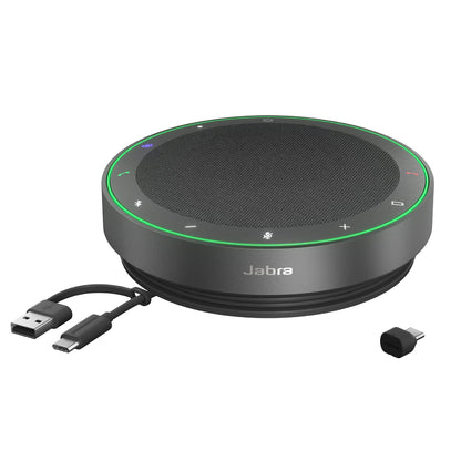 Jabra Speak2 75 Wireless Bluetooth Speakerphone with USB-C Bluetooth Adapter, 4 Noise-cancelling Mics and Full-range 65mm Speaker - MS Teams Certified, Works with Other Platforms - Dark Grey Speak2 75