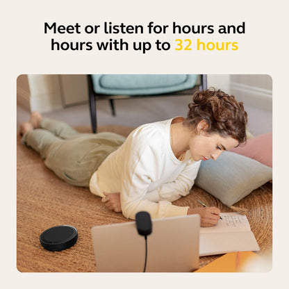 Jabra Speak2 75 Wireless Bluetooth Speakerphone with 4 Noise-cancelling Mics, Full-range 65mm Speaker and Super-wideband Audio - Certified for Zoom and Google Meet - Dark Grey