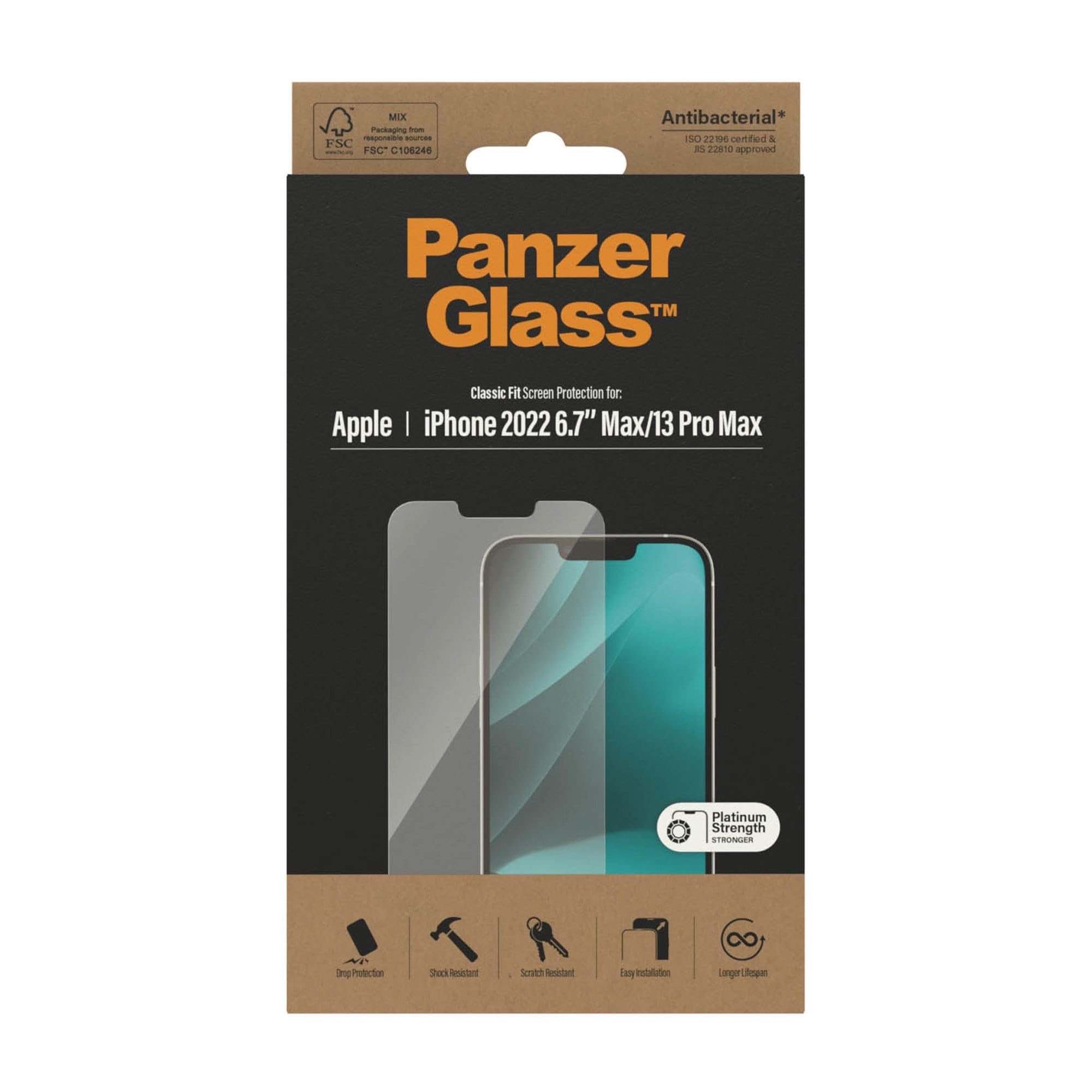 PanzerGlass Classic Fit Apple iPhone 20 Doorzichtige schermbeschermer 1 stuk(s